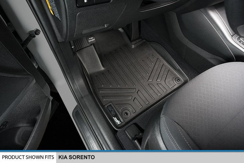 SMARTLINER Custom Fit Floor Mats 2 Row Liner Set Compatible with 2016-2020 Kia Sorento - Image 2